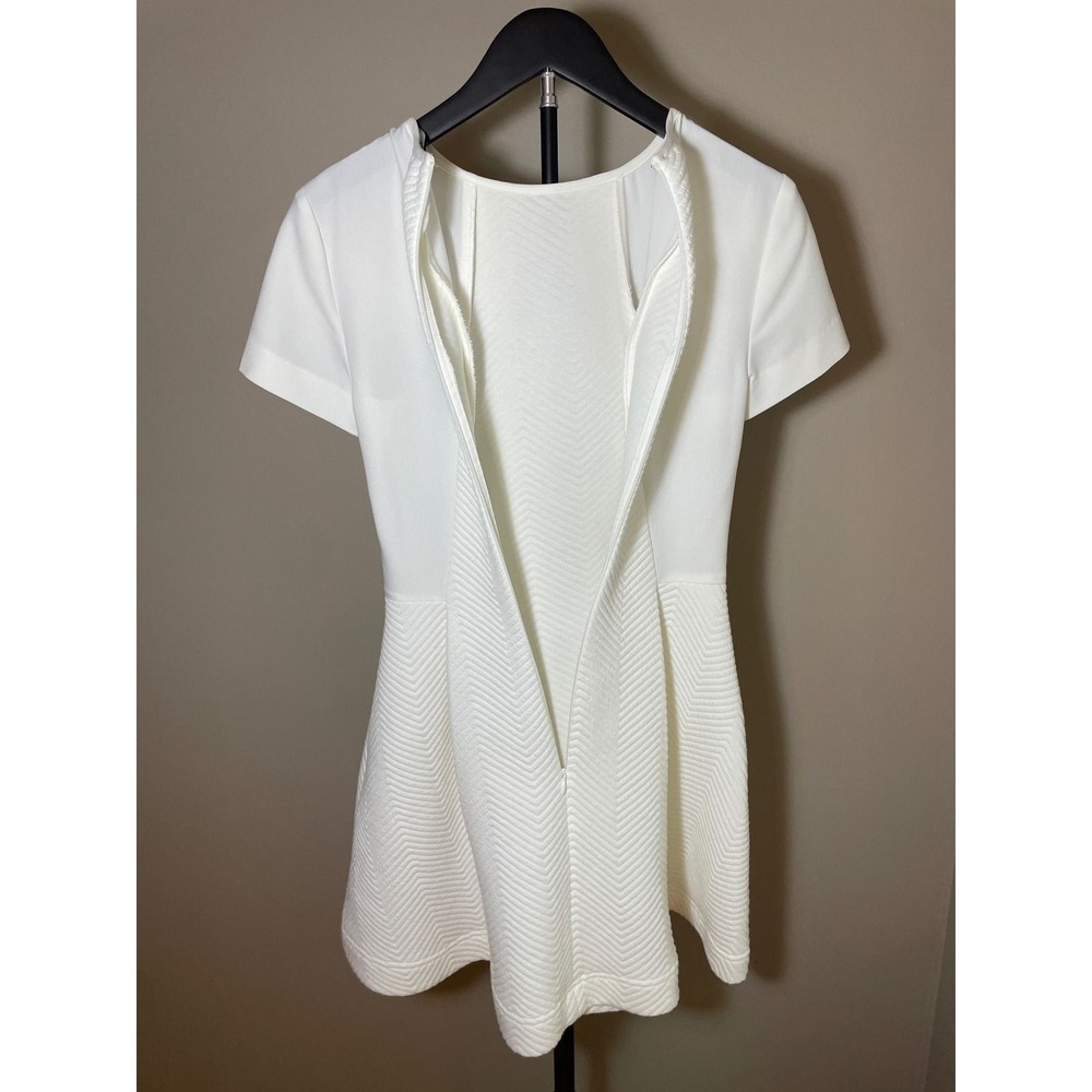White Fit & Flare Dress Women's XS The Fifth Label Mini Coquette Summer Bridal - Picture 5 of 8